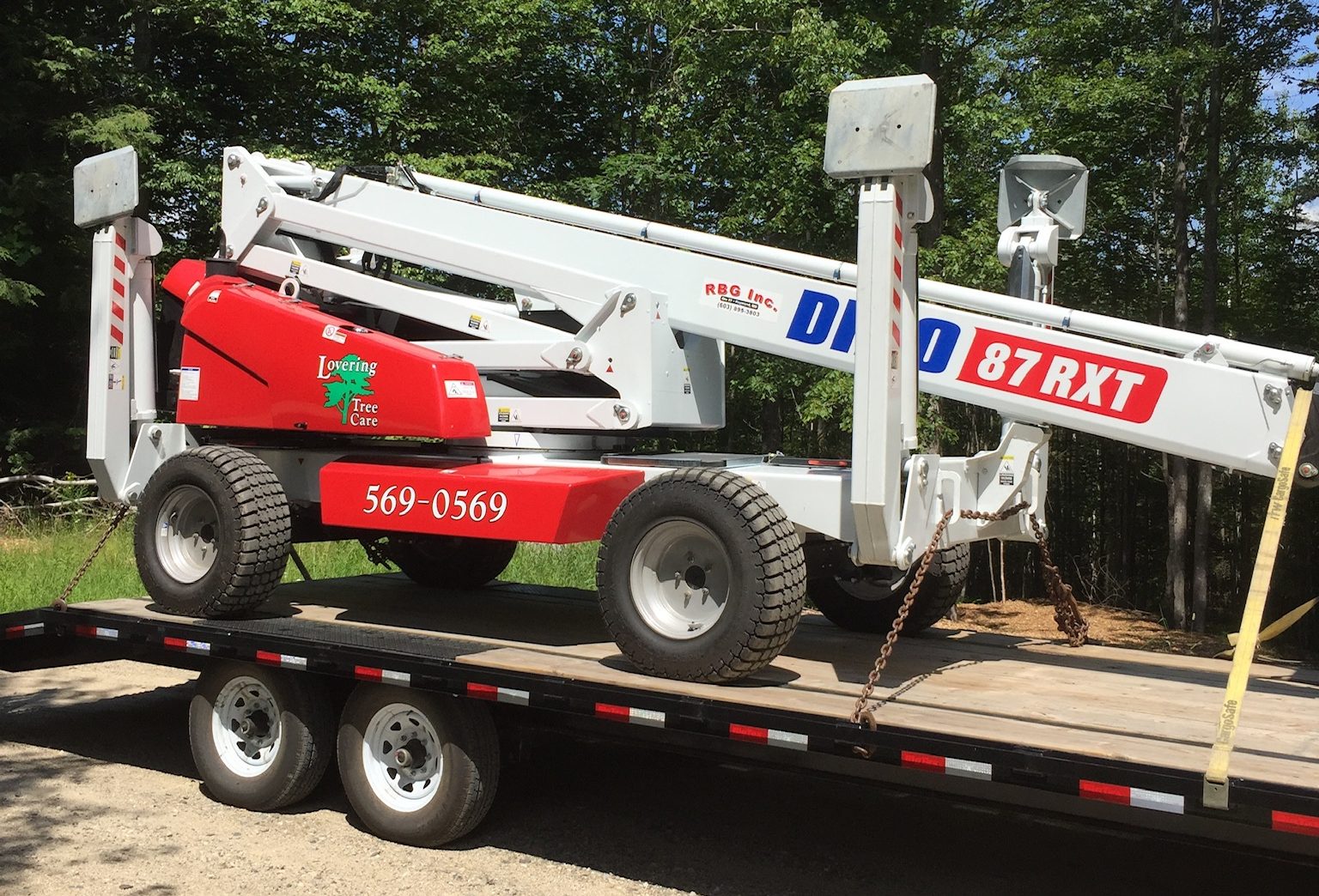 Tree Removal Climbing Bucket Truck Crane – Lovering Tree Care